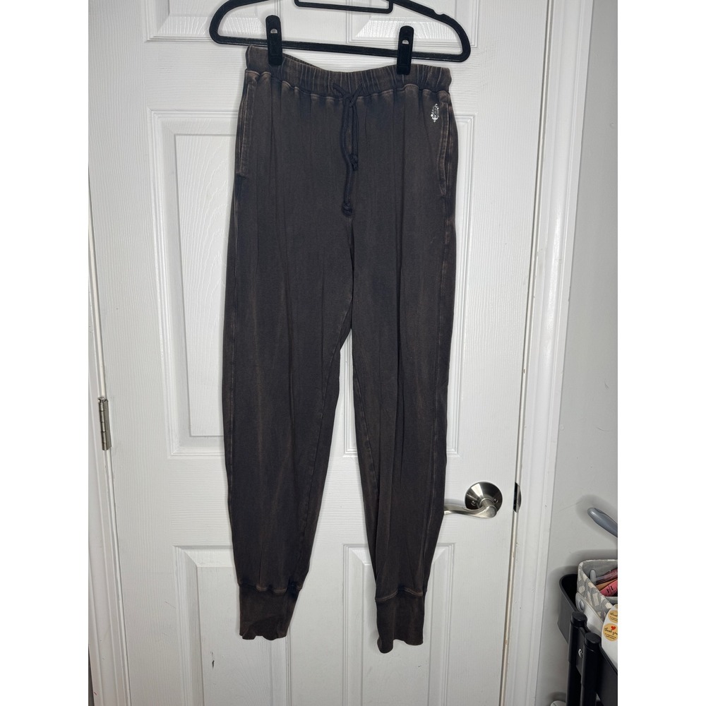 FREE PEOPLE MOVEMENT Acid Wash Brown/Gray Jogger‎ Pants Size M